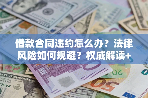 济南借款合同违约怎么办？法律风险如何规避？权威解读+实用指南